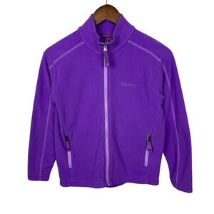 Marmot Girls Purple Fleece Jacket